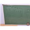 Image 8 : Single Side Embossed Sign : MISSION ORANGE (11-1/2"H x 29-1/4"W)