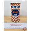 Image 2 : MISSION ORANGE Piggy Bank Tin (4-3/4"H x 2-3/4"Dia)