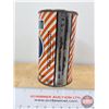 Image 3 : MISSION ORANGE Piggy Bank Tin (4-3/4"H x 2-3/4"Dia)