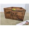 Image 2 : EDDY'S REDBIRD MATCHES Wood Crate (9-1/4"H x 16-1/4"W x 21-1/4"D)