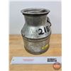 Image 2 : Cream Can : E.C.O. (10"H x 8"Dia Base)