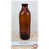 Image 3 : Union Milk Bottle (Amber/Brown Glass : White ACL) (10"H)