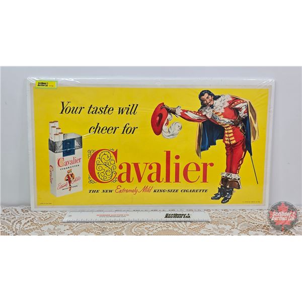 Cavalier Cigarettes Paper Ad (Wrapped in plastic / Cardboard back protector) (11-3/4"H x 21-3/4"W)