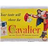 Image 3 : Cavalier Cigarettes Paper Ad (Wrapped in plastic / Cardboard back protector) (11-3/4"H x 21-3/4"W)