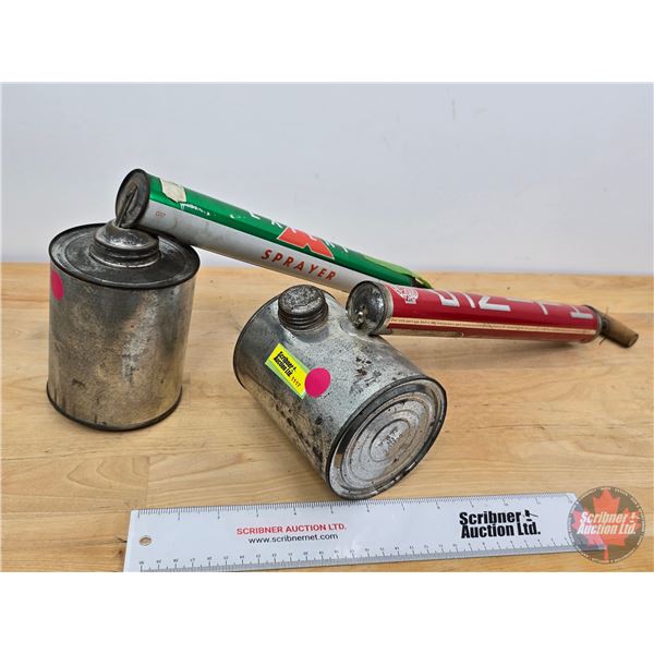 Sprayers (2) : Expert / Smith (Green Measures: 7-3/4"H x 14-1/2"W x 4"Dia)
