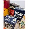 Image 3 : Vintage Kitchen Collector Combo : Starch Boxes; Wall Paper Paste Box; LUX Soap Sign; Water Putty Tin
