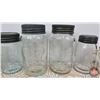 Image 3 : Jars w/Lids (6) (Variety) (Tallest Measures: 7"H)