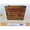 Image 2 : JOHNNIE WALKER Red Label Wood Crate (11"H x 10-3/4"W x 13-1/2"D)
