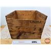 Image 2 : EDMONTON City Dairy Creamery Butter Wood Crate (10-3/4"H x 13-1/4"W x 13-3/4"D)