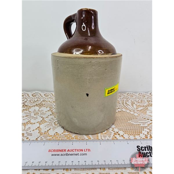 Stoneware Shoulder Crock Jug (9"H)