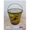Image 2 : GAINERS Pure Lard Pail w/Lid (9-3/4"H)