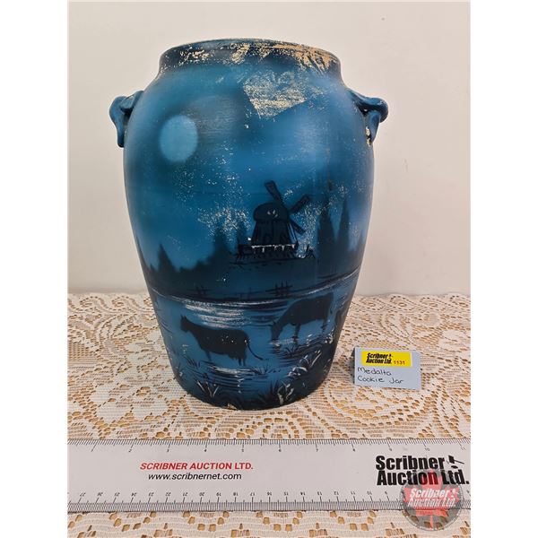 Medalta Potteries Cookie Jar : Dutch Motif (No Lid) (10-1/2"H)