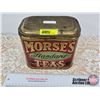 Image 1 : MORSE'S Tea Tin (6"H x 7"W x 4-3/4"D)