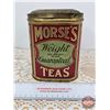 Image 3 : MORSE'S Tea Tin (6"H x 7"W x 4-3/4"D)