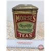 Image 5 : MORSE'S Tea Tin (6"H x 7"W x 4-3/4"D)