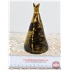 Image 4 : Pottery Tee-Pee Ashtray "Madge Lake Sask" (6-1/4"H)