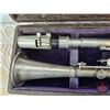 Image 2 : Vintage Clarinet : Brilliante 1920's Pan American w/Case (Case Measures : 3-3/4"H x 14-3/4"W x 5"D)