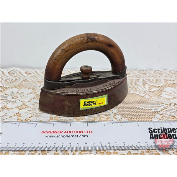 Sad Iron with Wood Handle