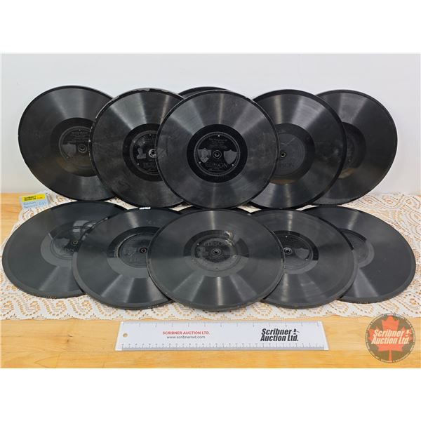 Variety of EDISON "Diamond Disks" Record Albums (12) (Variety)