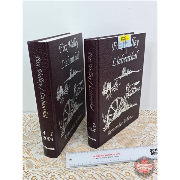 Hardcover Books (2) : Fox Valley Liebenthal 2004 : Remember When … (A-I) (J-Z)