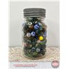 Image 3 : Jar of Marbles (Jar Measures: 7"H)