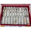 Image 2 : Silverware Set : Italy : In Case (Case Measures: 2-3/4"H x 18-3/4"W x 13"D)