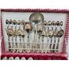 Image 3 : Silverware Set : Italy : In Case (Case Measures: 2-3/4"H x 18-3/4"W x 13"D)