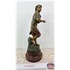 Image 3 : Statue : Passage Du Gue : Paris Made in France : Charles Ruchot 1871-1954 (15-1/2"H)