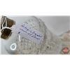 Image 7 : Antique Crystal Whale Oil Lamp (13-1/4"H)