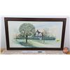 Image 1 : Framed Print "Count My Blessings" by artist D. Morgan (17-1/2"H x 31-1/2"W)