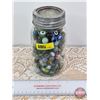 Image 1 : Jar of Marbles (Jar Measures: 7"H)