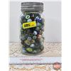 Image 2 : Jar of Marbles (Jar Measures: 7"H)