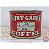Image 1 : FORT GARRY Coffee Tin (3-3/4"H x 5"Dia)