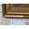 Image 5 : Antique Framed Oil Painting (Some Damage to Frame) (Frame Measures: 10-3/4"H x 16-3/4"H x 1-1/2"D)