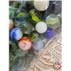 Image 11 : Jar of Marbles (Jar Measures: 7"H)