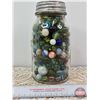 Image 5 : Jar of Marbles (Jar Measures: 7"H)