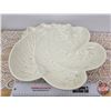 Image 1 : Beswick Ware : England : Decorative Serving Platter (3"H x 13-1/2"W x 13-3/4"D)