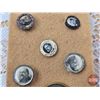 Image 4 : Vintage Political Election Buttons on Hangar Display