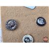 Image 5 : Vintage Political Election Buttons on Hangar Display