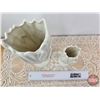 Image 4 : Pottery Vases (2) : (Tall 11"H) (Posy Vase 7-1/4"H)