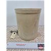 Image 3 : Medalta Potteries Water Crock (Spiggot) (Measures: 9-1/4"H x 7-1/2"Dia)