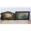 Image 1 : Framed Art (2):  ~ Antique Art Nouveau Framed (c.1920) (13-1/2"H x 22-3/4") ~ Antique Henri G Reynar