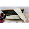 Image 5 : Vintage Ladies Gloves & Wood Box etc (Box Measures: 2-1/2"H x 14"W x 4-1/4"D)
