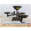Image 1 : Cast Iron Table Top Lamp Stand (Heavy) (8-3/4"H)