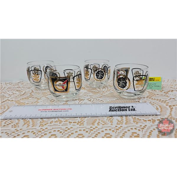 Vintage Cockshutt Whiskey Glasses (4)