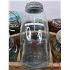 Image 3 : Jars (6) & Wood Carrier (Carrier Measures: 6"H x 16"W x 12-1/2"D)