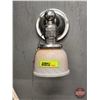 Image 2 : Wall Sconce Electric Light / Glass Shade "UNO" (Base Measures: 4")