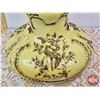 Image 2 : Antique Victorian Parlor Lamp : H. Milton Burner (Total Measures w/Chimney : 15-3/4"H)