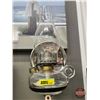 Image 2 : Antique Cast Iron Bracket Lamp c/w Mercury Reflector & Globe (c.1900s) (Lampe Only Measures w/Chimne