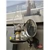 Image 3 : Antique Cast Iron Bracket Lamp c/w Mercury Reflector & Globe (c.1900s) (Lampe Only Measures w/Chimne